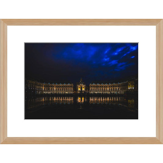 Tirage d'art "Riders on the Storm" – 20x30 cm – Cadre Nielsen bois 30x40 cm - Boutique Ømm