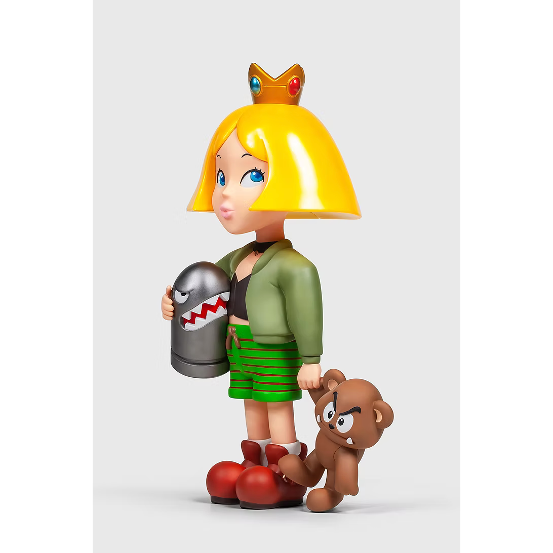 Figurine Princess Mathilda de ZCWO, style Super Professional XL, avec couronne, obus et Goomba en main