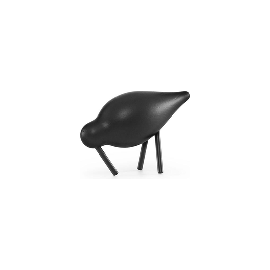 Figurine Shorebird noire petit modèle – Normann Copenhagen – déco design en bois et métal