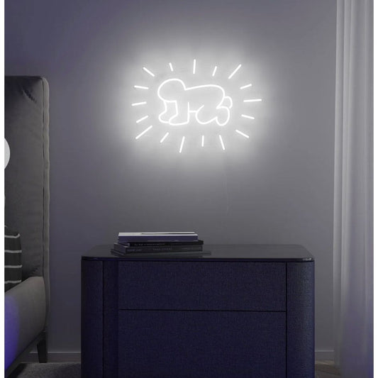 Néon mural Radiant Baby – Keith Haring x Yellow Pop