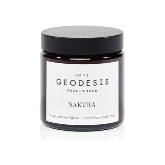 Bougie pommadier 90g parfum Sakura de la marque Geodesis en cire de Tournesol