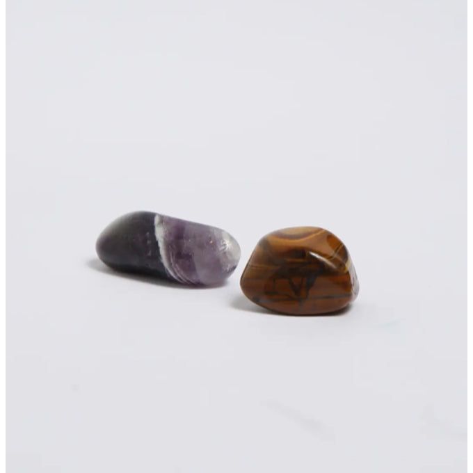 Kit Astro Feu pour signes Bélier, Lion, Sagittaire avec pierres naturelles, livret et bâton de Palo Santo – Stones Club