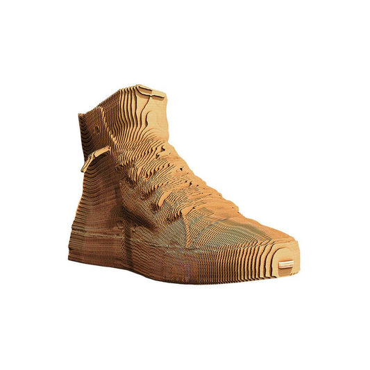 Puzzle 3D en carton recyclé en forme de sneaker – Cartonic