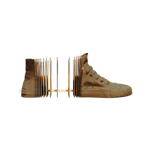 Puzzle 3D en carton recyclé en forme de sneaker – Cartonic