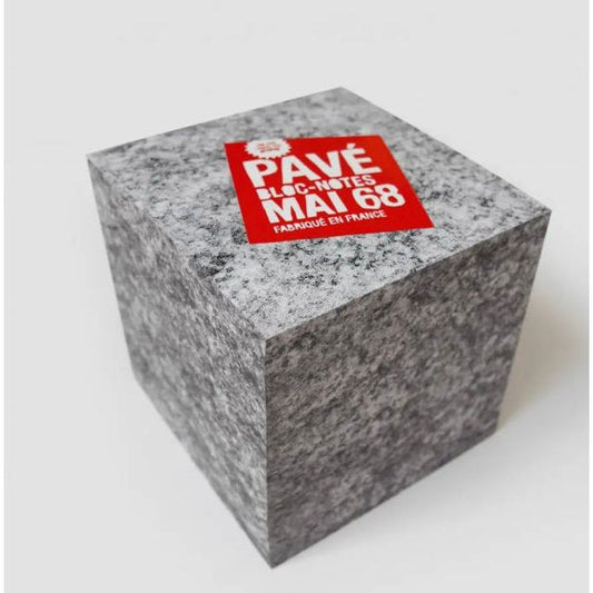 Bloc-notes Pavé Mai 68 imitation pierre – 800 feuilles – Atypyk