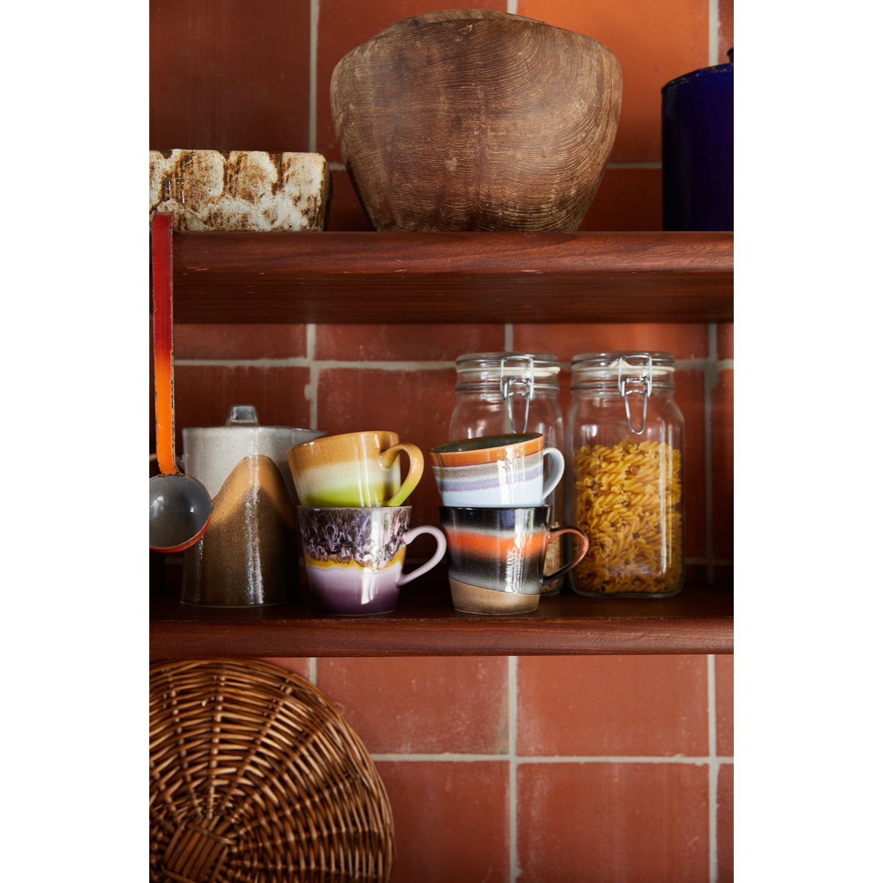 Set de 4 mugs cappuccino Solid en grès émaillé – HKliving