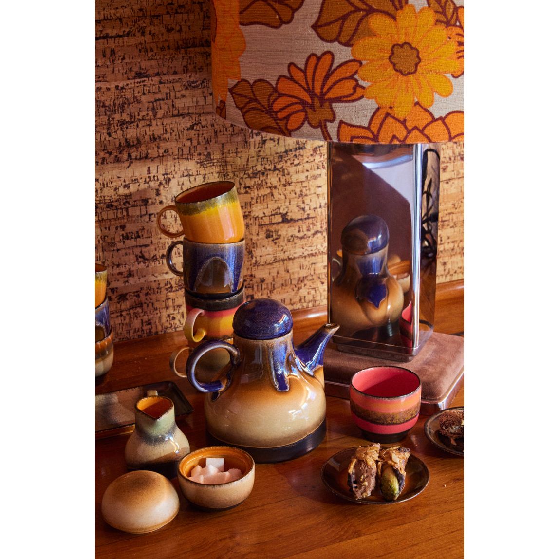 Set de 4 mugs café Brazil en céramique colorée – HKliving