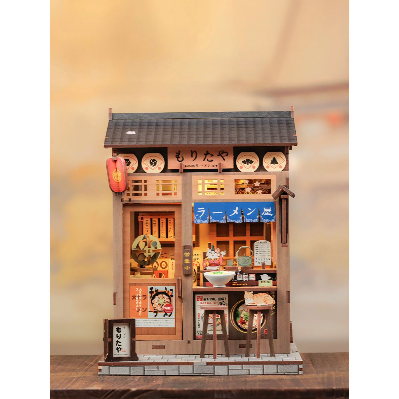 Book Nook DIY "Morita Ya" – Boutique de ramen japonais miniature Hands Craft