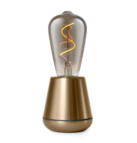 Lampe sans fil Humble One finition Gold – Design LED rechargeable