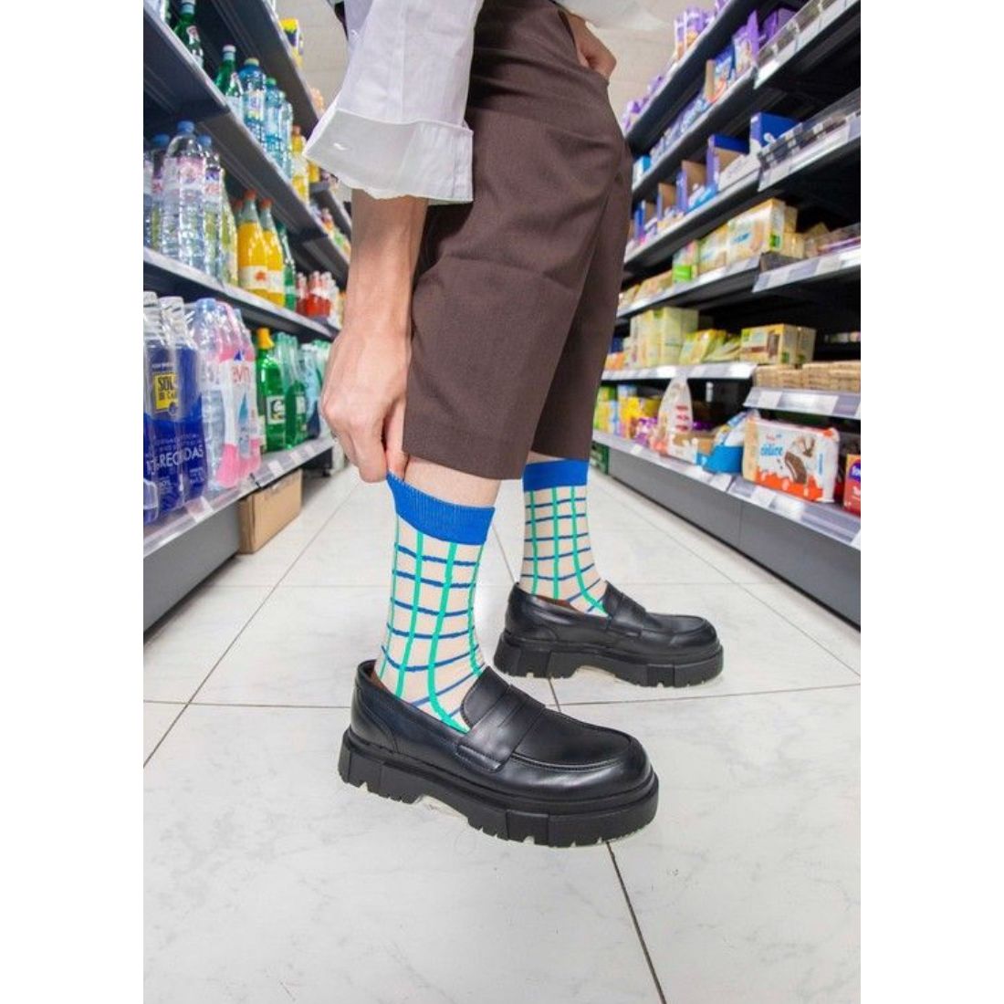 Chaussettes Eat My Socks – modèle Choco Crush, packaging barre chocolatée