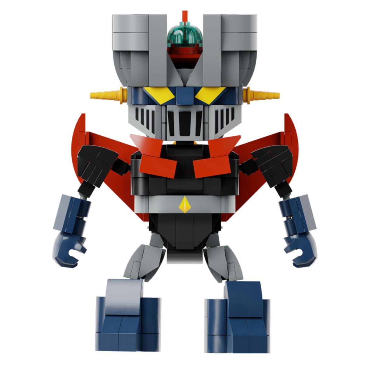 – Figurine Mazinger Z Mini Mecha Pantasy boîte
– Kit à monter robot Mazinger Pantasy
– Set de construction Mazinger Z officiel