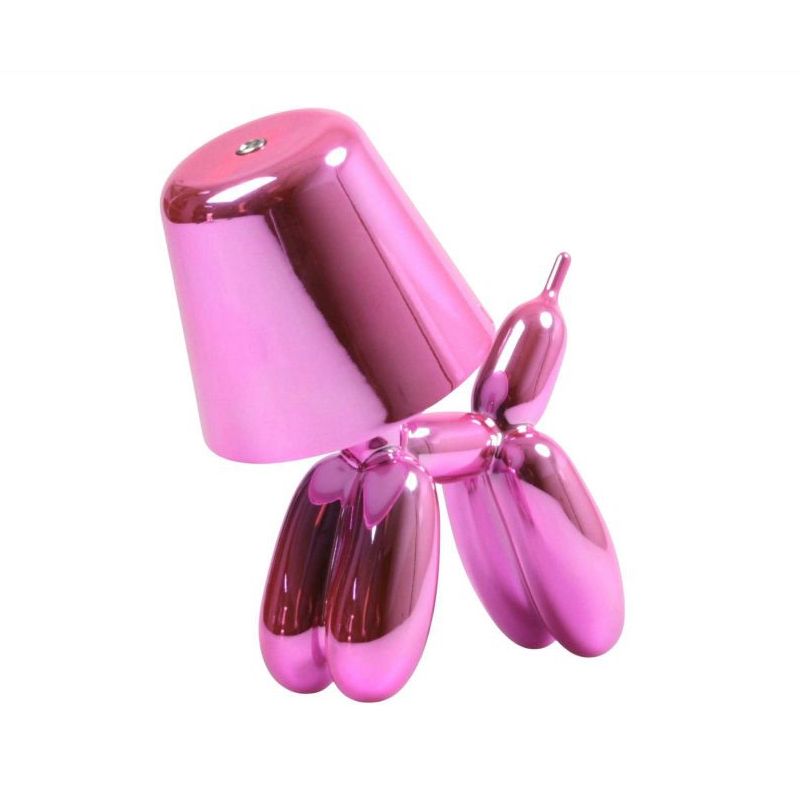 – Lampe LED Balloon Dog rose Stoobz design pop art décoratif
– Lampe à poser chien ballon rose miroir style contemporain
– Lampe décorative Balloon Dog Stoobz éclairage LED ambiance