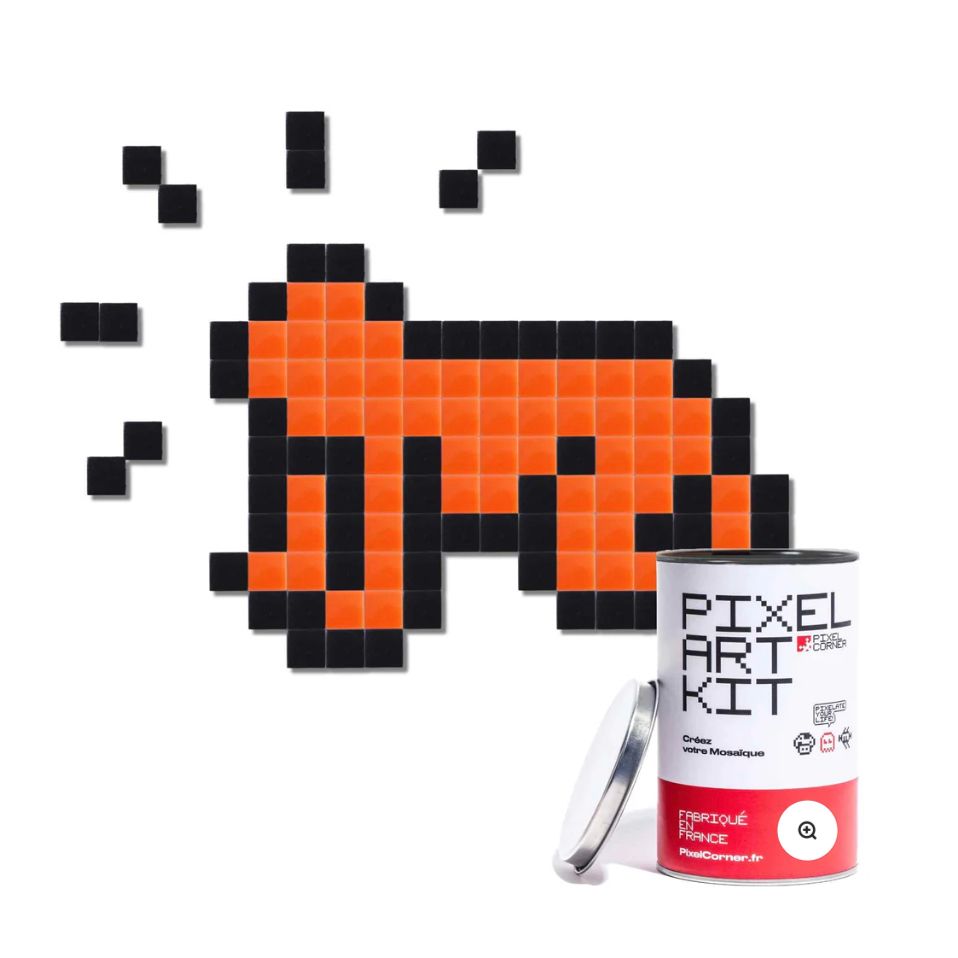 – compléter une collection Pixel Corner
– créer un mur galerie version 8-bit
– offrir un DIY créatif et stylé