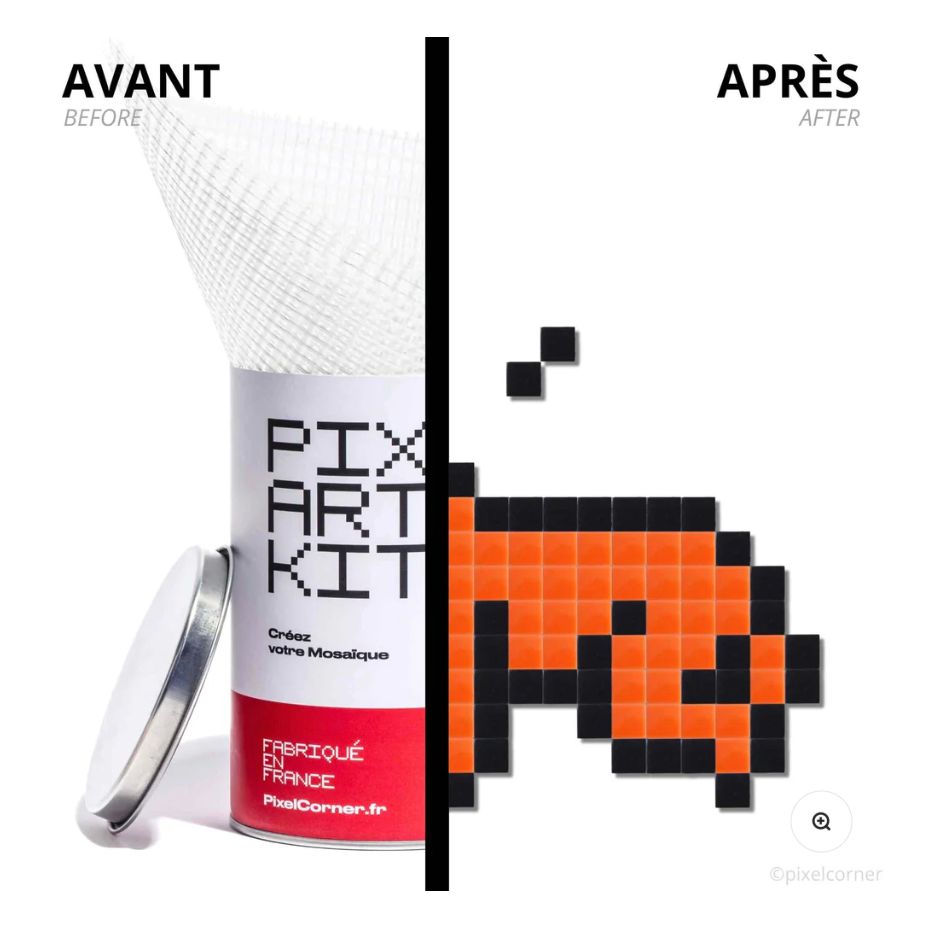 – compléter une collection Pixel Corner
– créer un mur galerie version 8-bit
– offrir un DIY créatif et stylé