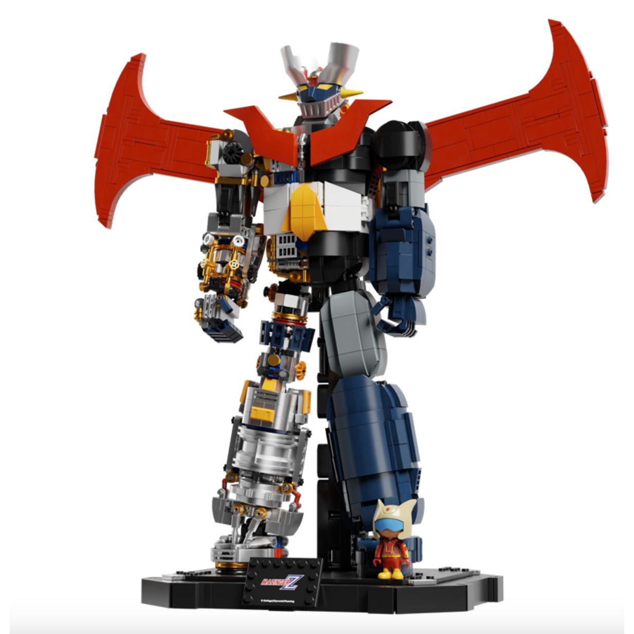 – Figurine Mazinger Z mécanique Pantasy à construire 38 cm
– Mazinger Z Mechanical version kit construction robot géant
– Figurine Mazinger Z Pantasy robot mécanique collection