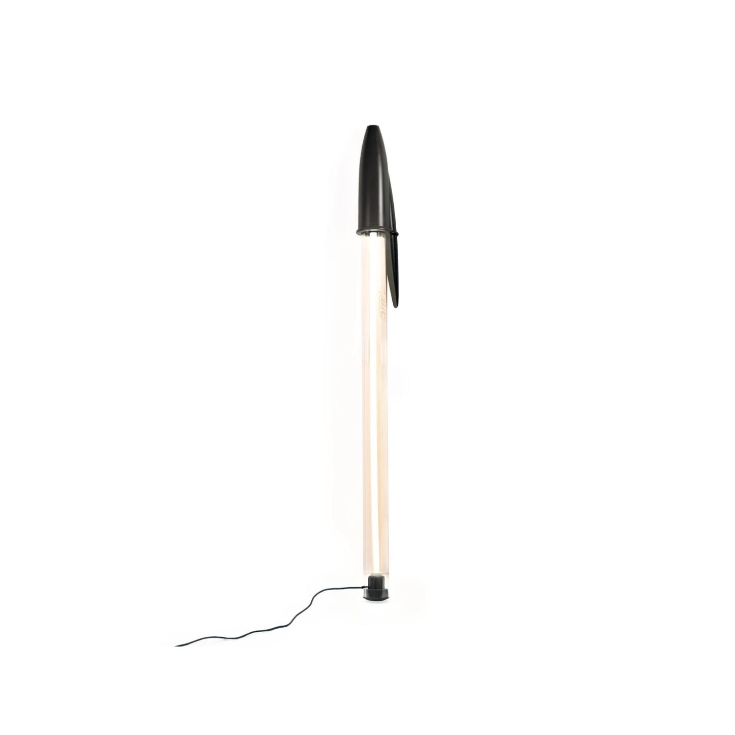 lampe tube bic x seletti stylo géant lumineux design