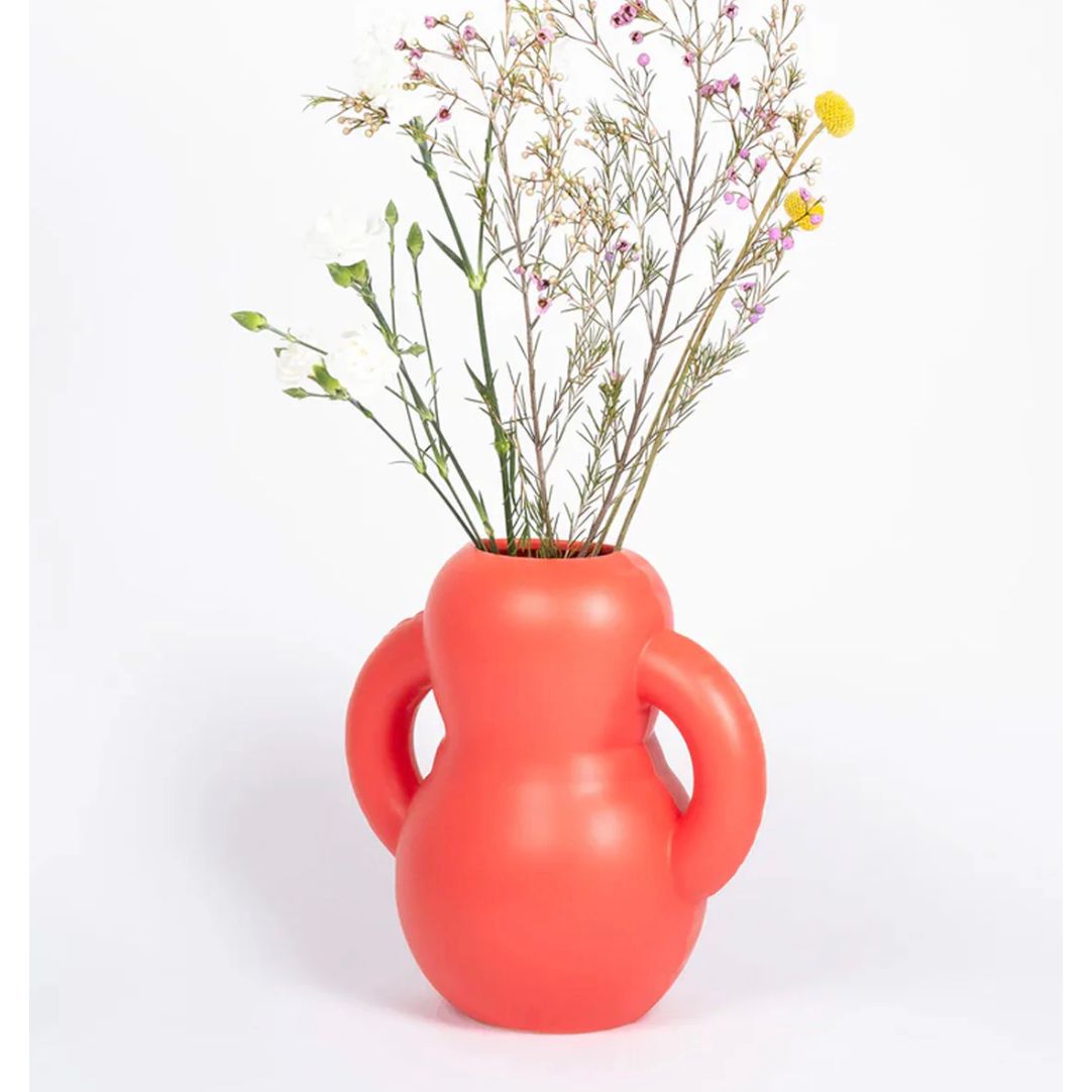 vase oscar coral matte home studyo céramique design corail
