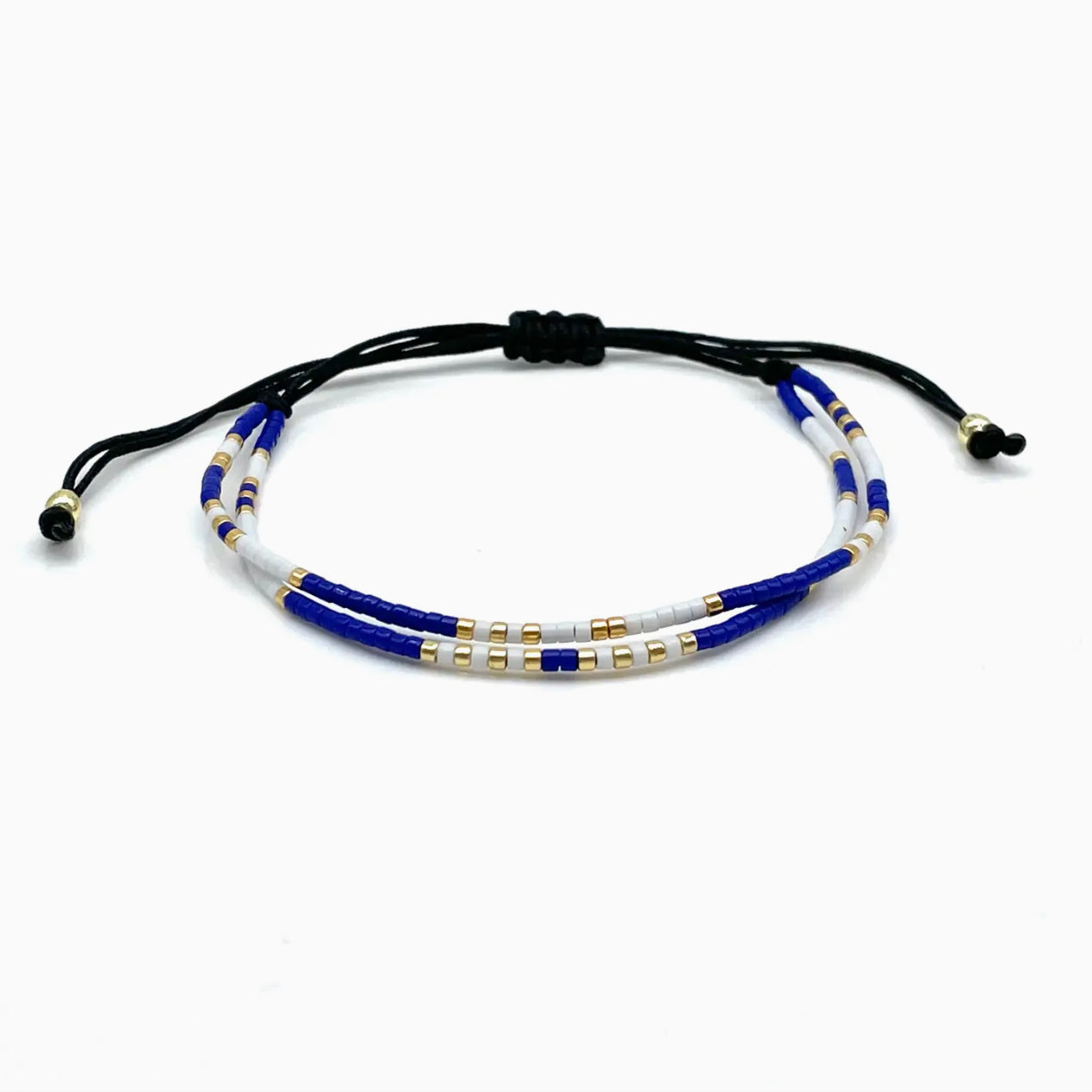 bracelet miyuki bleu et blanc valencia parsley pepper bijou bohème femme