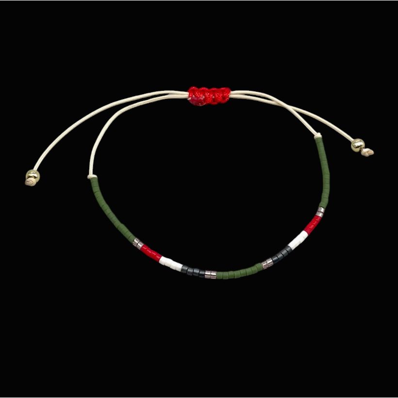 -bracelet japonais miyuki red oliv parsley pepper ajustable
-bracelet bohème rouge olive perles miyuki femme
-bracelet fin miyuki rouge doré style bohème chic
-bracelet ajustable perles japonaises miyuki parsley pepper