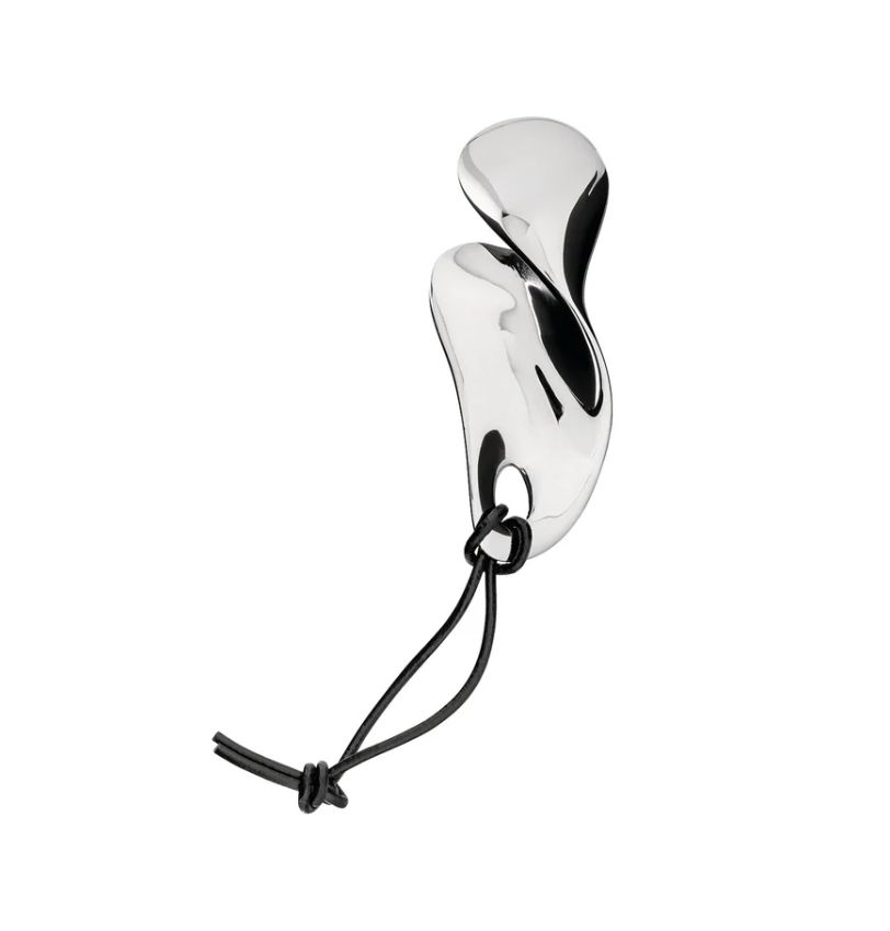 Ouvre-bouteille Bulla Alessi en acier inoxydable poli miroir