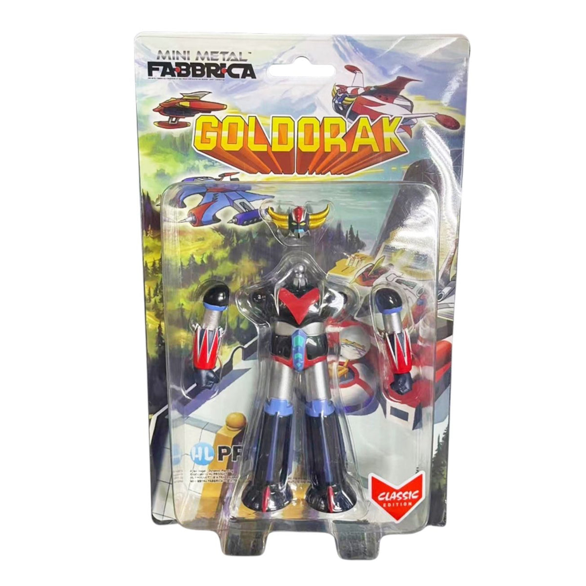 Figurine Goldorak Classic HL Pro 12 cm en métal die-cast dans son blister illustré