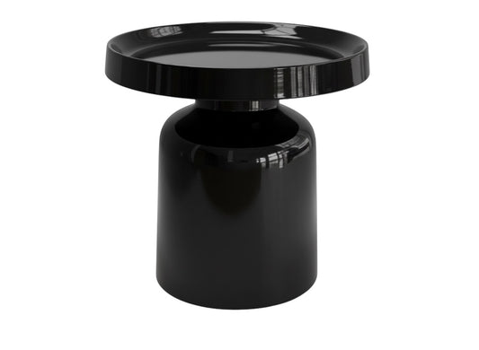 Table d’appoint PION Housevitamin en métal noir Ø43 × 42 cm
