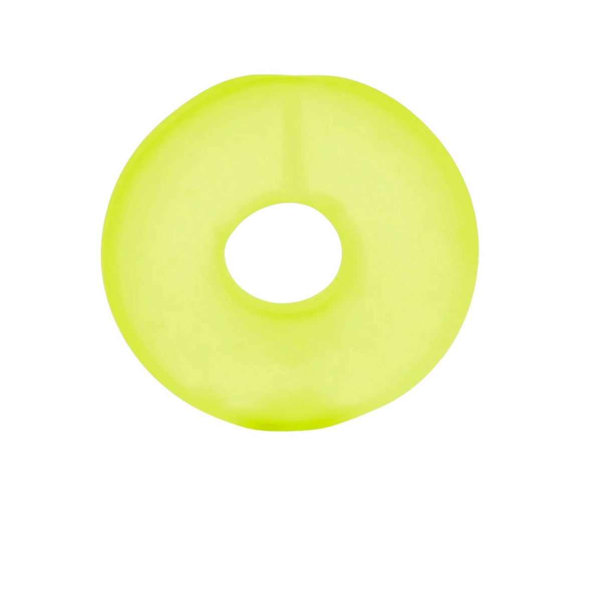 Anti-stress Gump Speks en gel à mémoire de forme jaune fluo