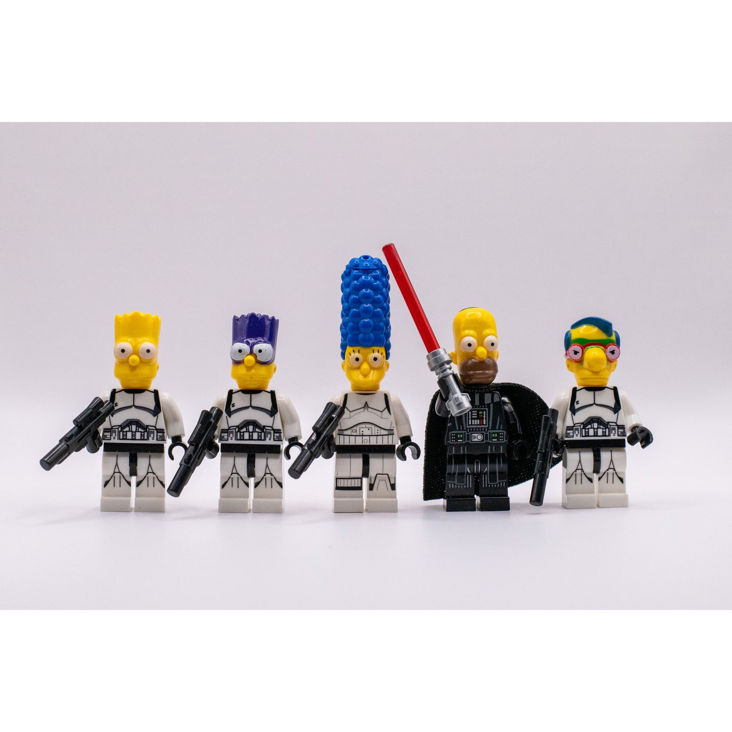 Affiche "La Famille" – Simpsons x Star Wars, format 50 x 70 cm, poster pop culture
