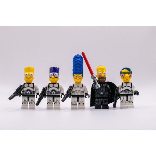 Affiche "La Famille" – Simpsons x Star Wars, format 50 x 70 cm, poster pop culture
