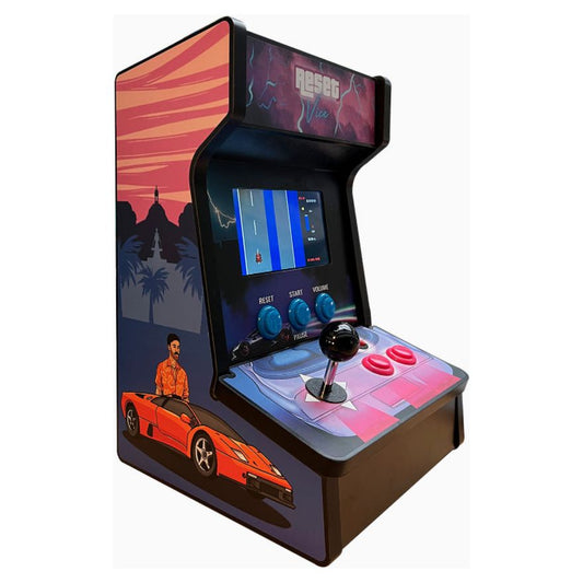 CONSOLE DE JEU - STATION RETRO ARCADE EN BOIS