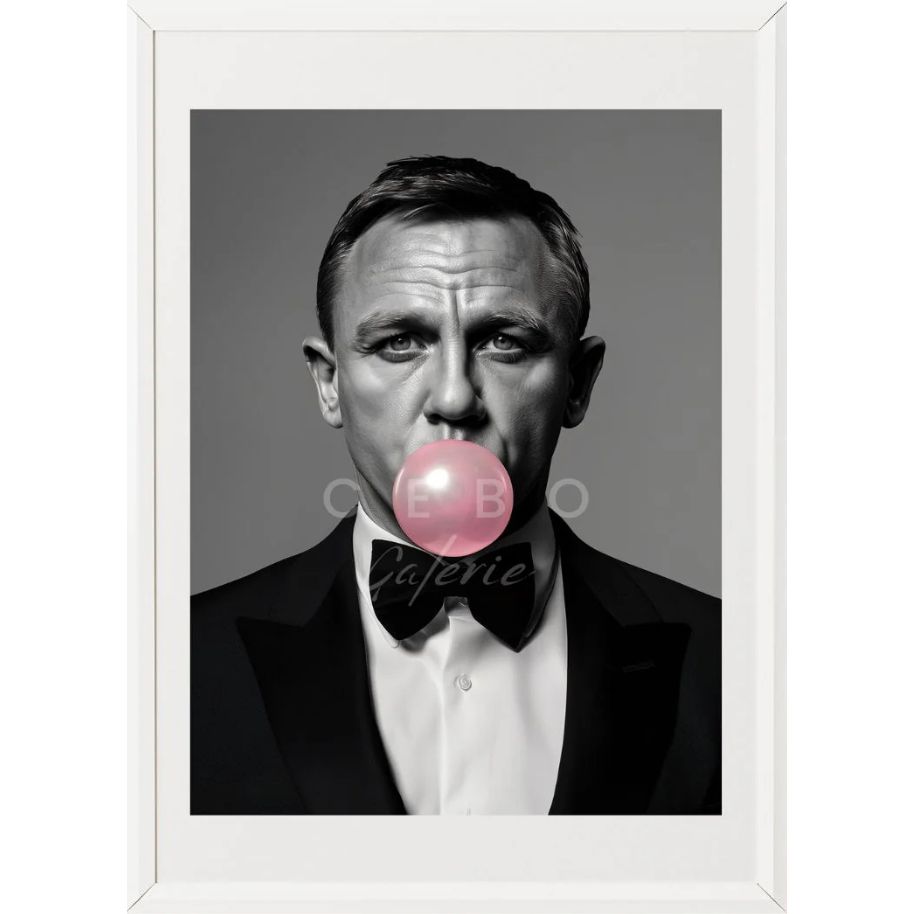 Affiche "Bulle 007" – Cebo Galerie – Format 50x70 cm - Boutique Ømm