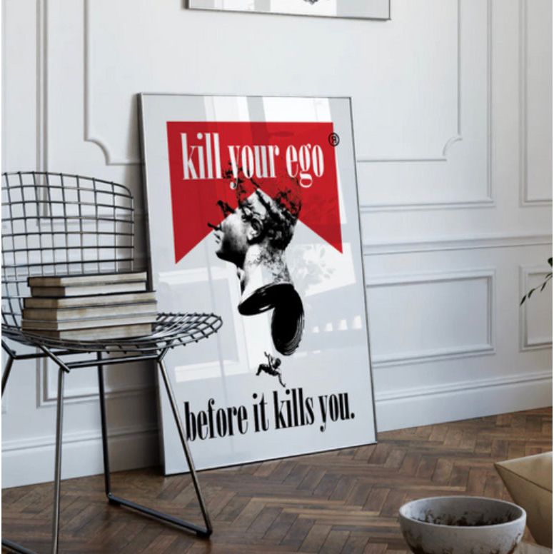 Affiche Kill your Ego 30x40 cm - Boutique Ømm