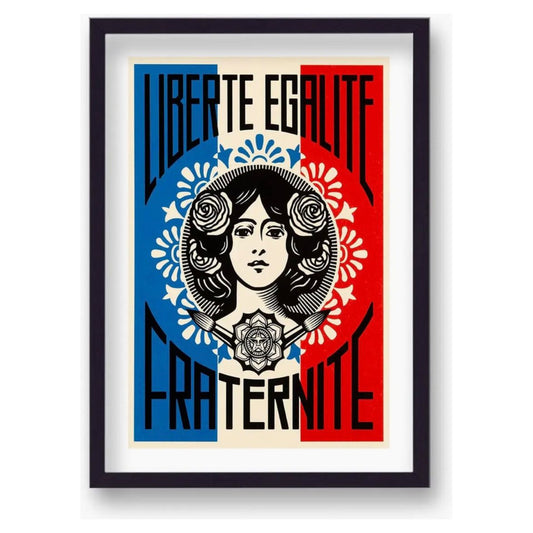 Affiche Liberté Egalité Fraternité A3 - Boutique Ømm