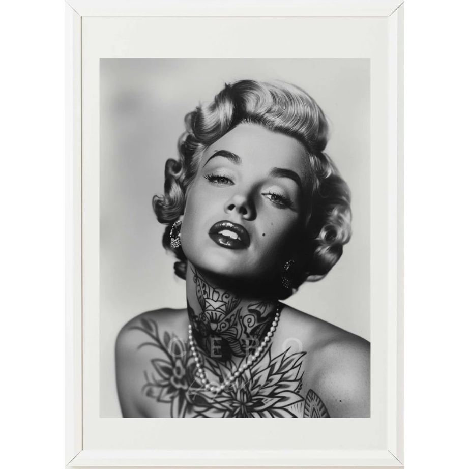 Affiche "Rebelle Marilyn" – Cebo Galerie – Format 50x70 cm - Boutique Ømm
