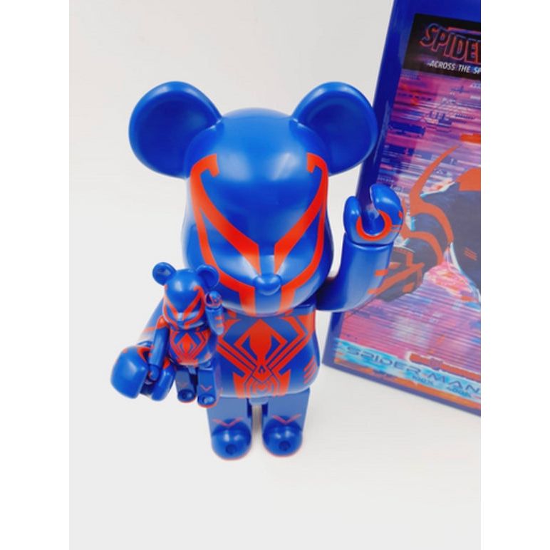 Be@rbrick 100% + 400% Spider-Man 2099 – Figurine Collector Marvel x Medicom - Boutique Ømm
