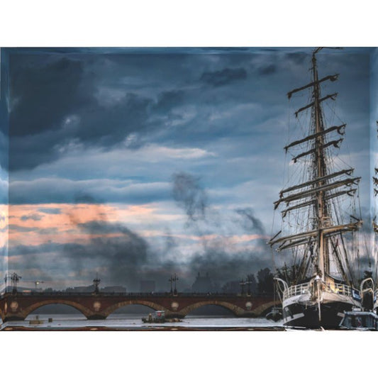 Bloc Acrylique "Le Belem" – 15x20 cm – Tirage d’art Bordeaux – Coffret cadeau inclus - Boutique Ømm