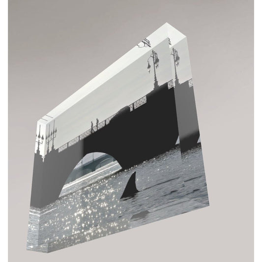 Bloc acrylique "Les Dents de la Garonne" – 15x20 cm – Bordeaux en Pixels - Boutique Ømm