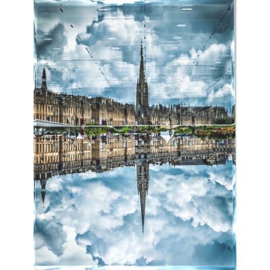 Bloc Acrylique "Upside Down" – 15x20 cm – Coffret Cadeau - Boutique Ømm