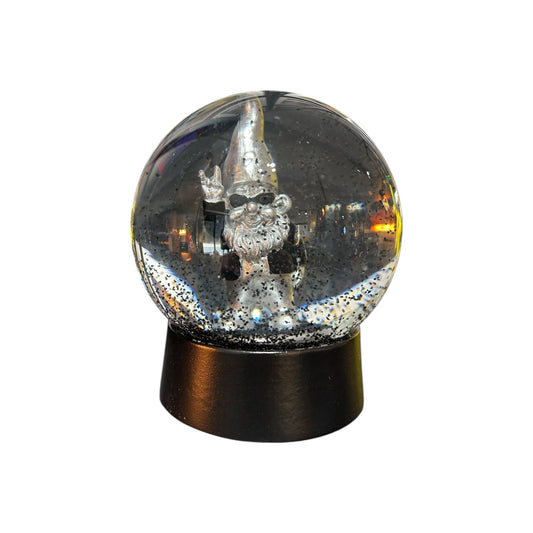 Boule à neige – Nain rockeur neige noire – Rock Globe by Winkee - Boutique Ømm