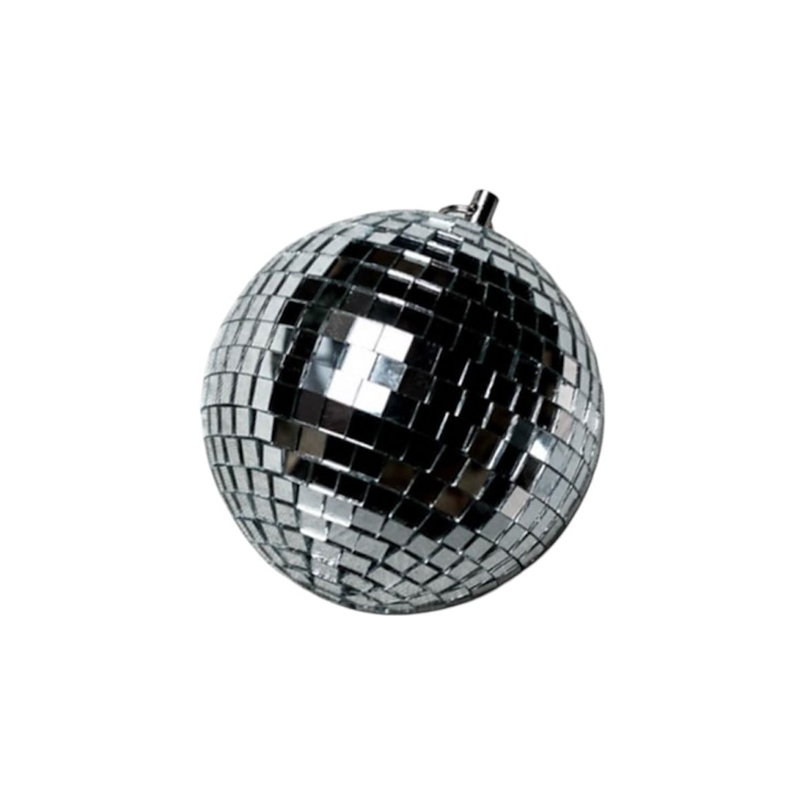 Boule disco miroir à facettes brillantes, effet rétro des années 70, à suspendre pour ambiance festive