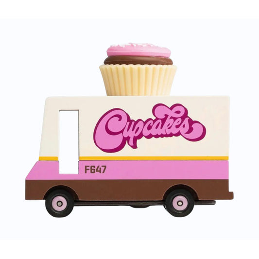 Camion Cupcake Van Candylab Toys avec cupcake rose géant sur le toit