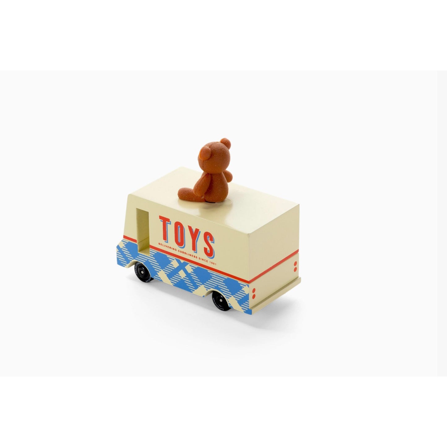 Camionnette Teddy Bear Van Candylab Toys avec ours en peluche sur le toit