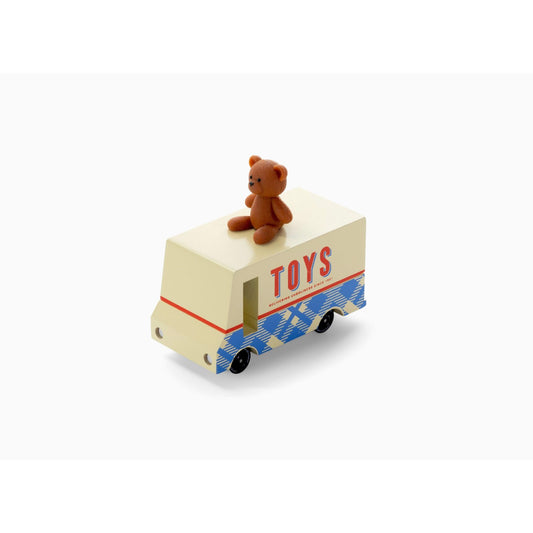 Camionnette Teddy Bear Van Candylab Toys avec ours en peluche sur le toit