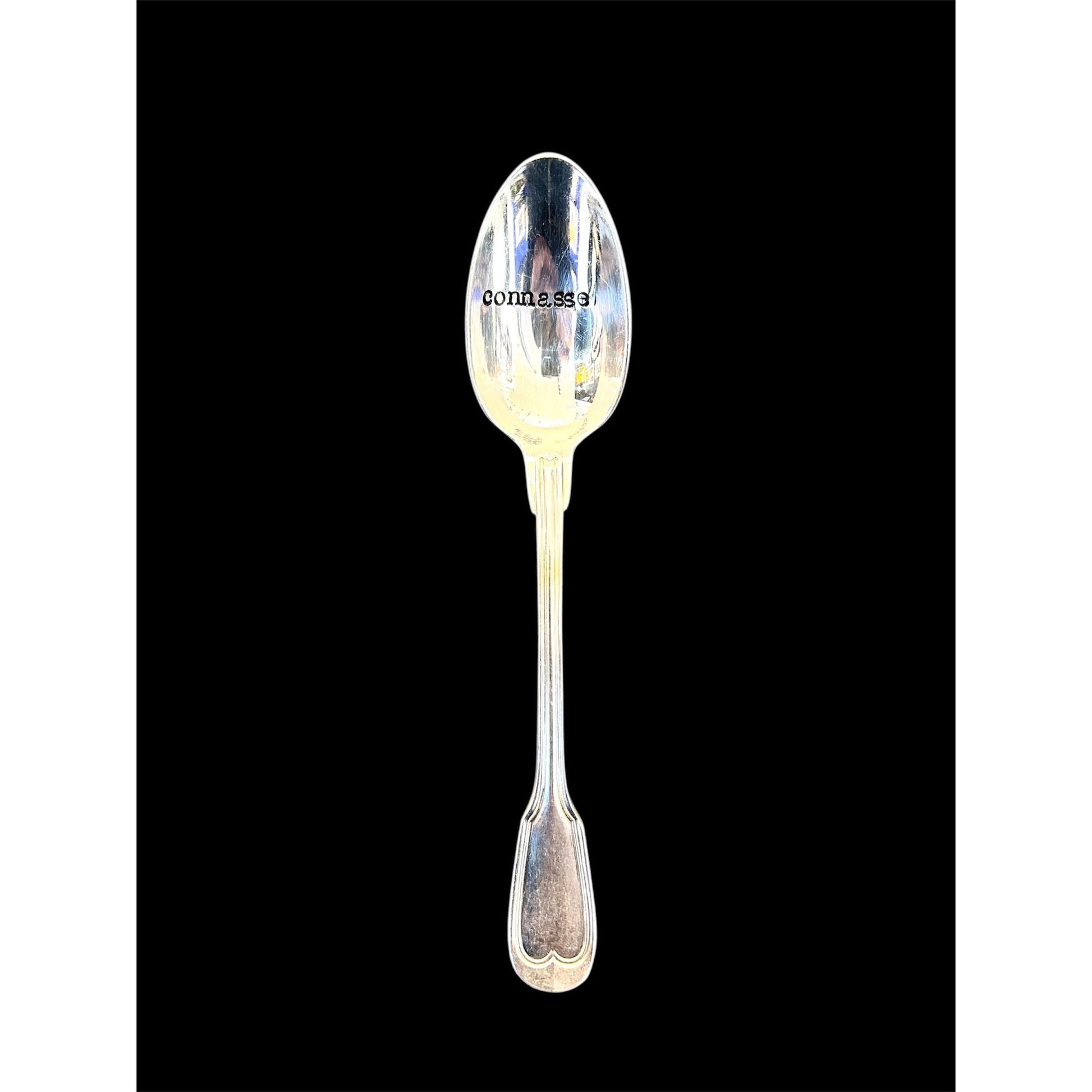 Cuillère Vintage Gravée "Connasse" – Cadeau Déco Insolent & Rétro - Boutique Ømm