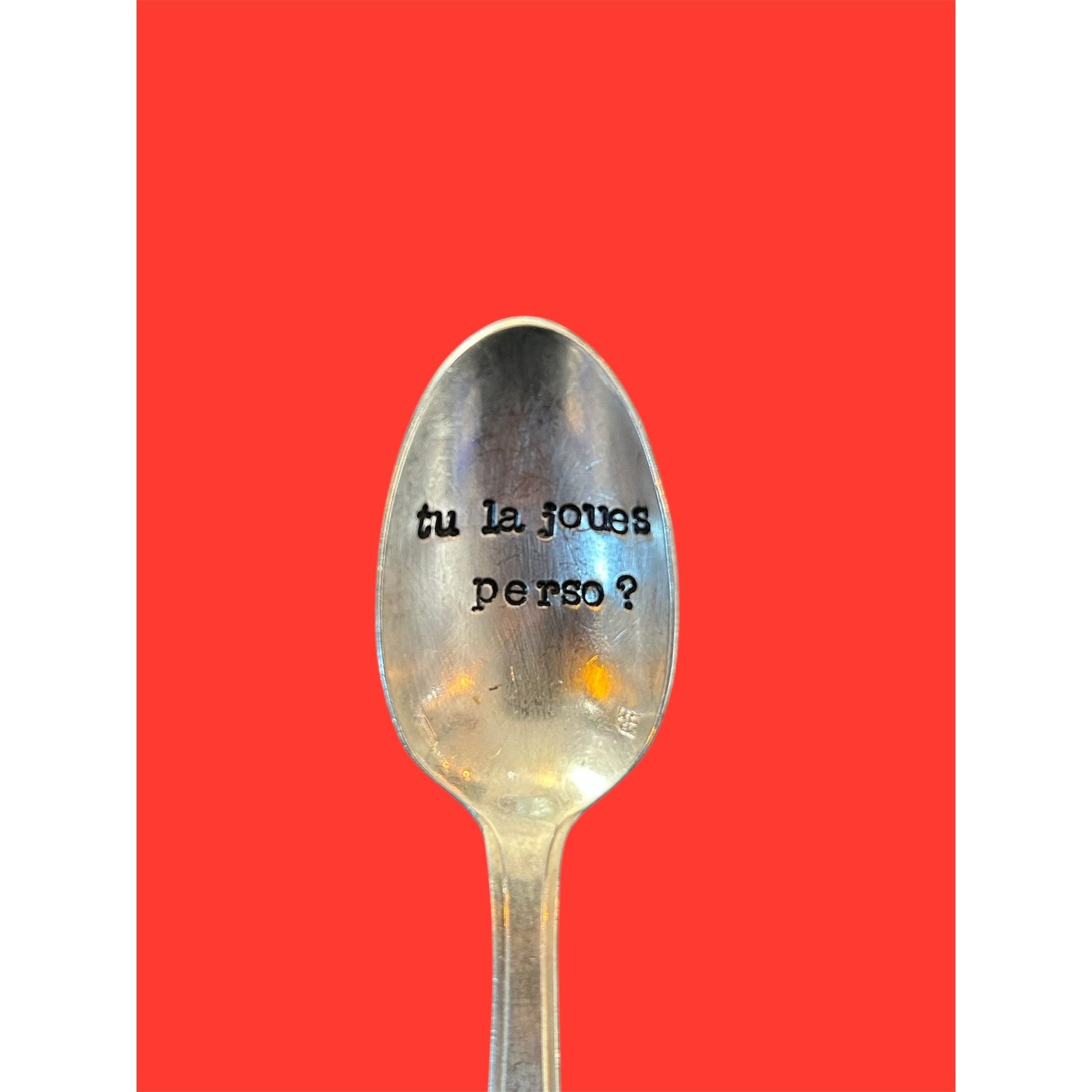Cuillère vintage personnalisée – gravez votre message ! - Boutique Ømm