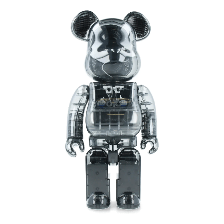 Enceinte Portable Be@rbrick 400% x Rinaro – Haut-Parleur Design & Collector Smoke - Boutique Ømm