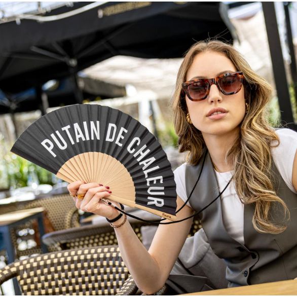 Éventail « Putain de Chaleur » – Fisura - Boutique Ømm