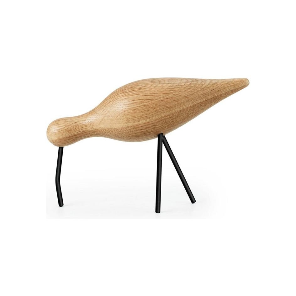Figurine déco “Shorebird” – Grand modèle en chêne naturel – Normann Copenhagen - Boutique Ømm