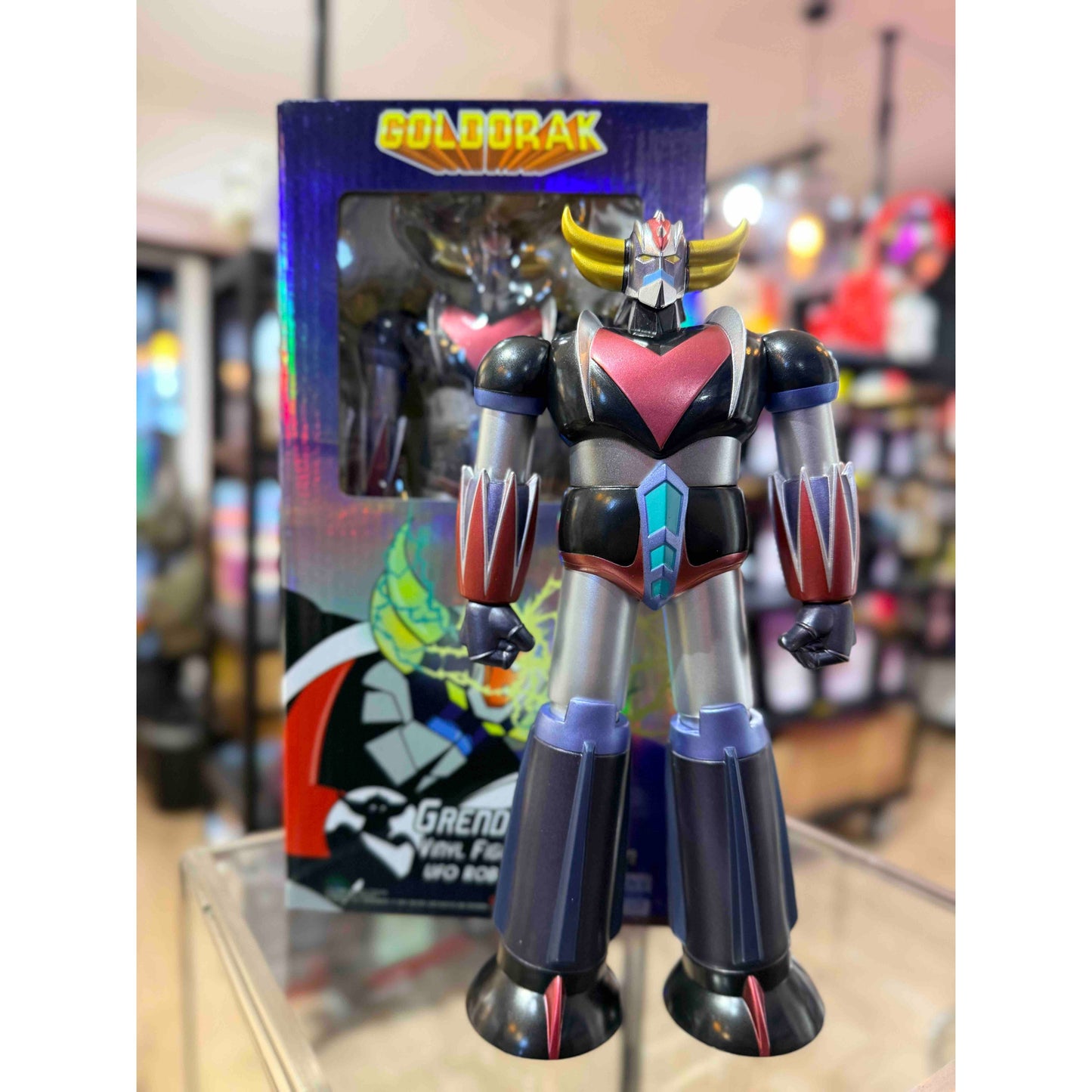 Figurine Goldorak 23 cm – Version Métallique – HL PRO – Collection Vinyle Officielle - Boutique Ømm