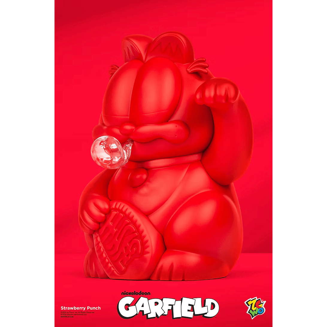 Garfield Strawberry Punch – Figurine Collector Lucky Cat par ZCWO - Boutique Ømm